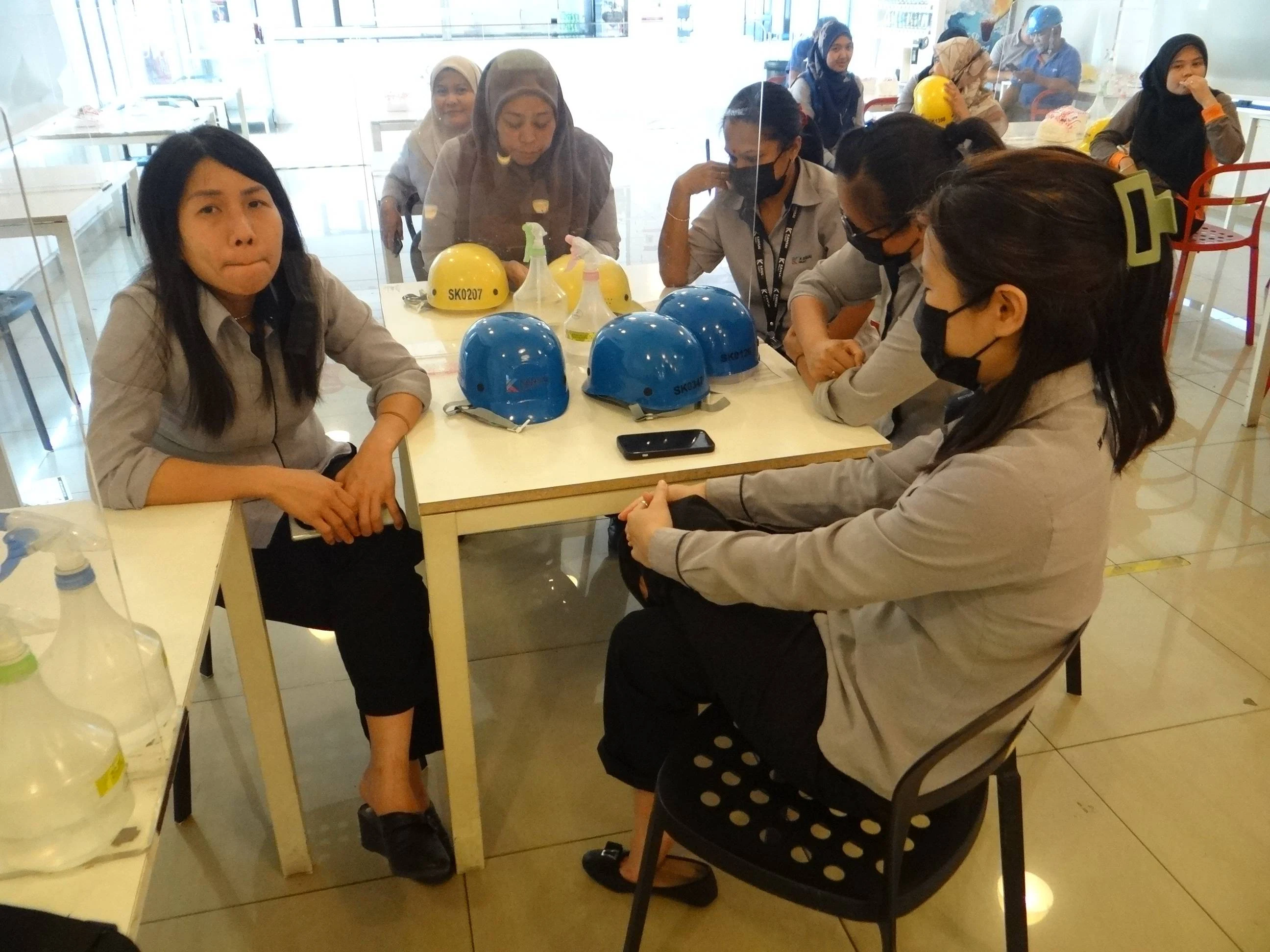 Sime Kansai Paints team taking part in a Mall Walk Hunt in Malaysia